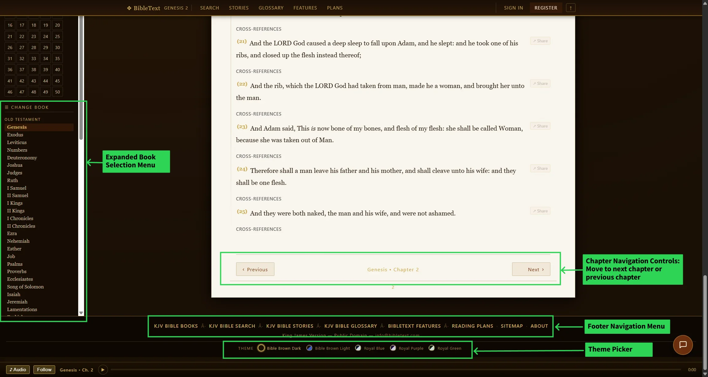 Reader — Bottom tab — close-up of this tool